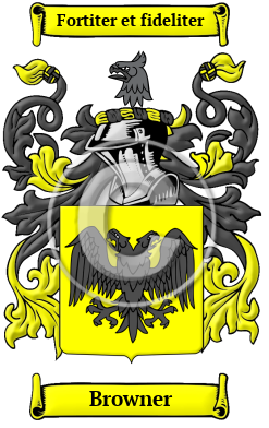 Browner Family Crest Download (JPG) Heritage Series - 600 DPI