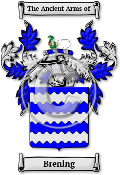 Brening Family Crest Download (JPG) Legacy Series - 600 DPI