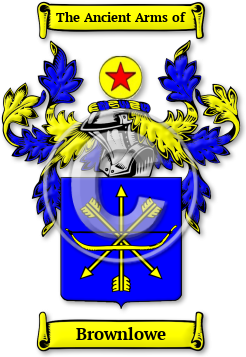 Brownlowe Family Crest Download (jpg) Legacy Series - 150 DPI