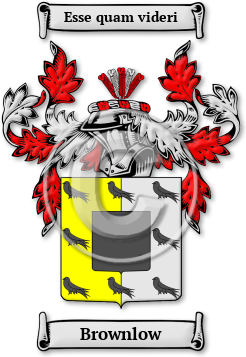 Brownlow Family Crest Download (JPG) Legacy Series - 600 DPI