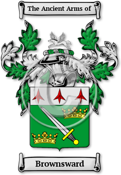 Brownsward Family Crest Download (JPG) Legacy Series - 600 DPI