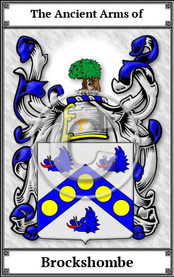 Brockshombe Family Crest Download (JPG) Book Plated - 600 DPI