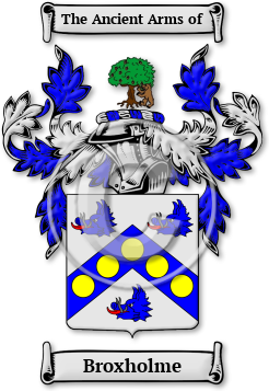Broxholme Family Crest Download (jpg) Legacy Series - 150 DPI