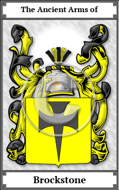 Brockstone Family Crest Download (JPG) Book Plated - 600 DPI