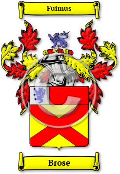 Brose Family Crest Download (JPG) Legacy Series - 600 DPI