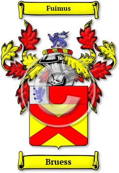 Bruess Family Crest Download (JPG) Legacy Series - 600 DPI