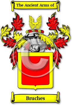 Bruches Family Crest Download (jpg) Legacy Series - 150 DPI