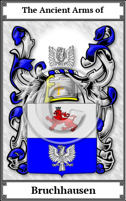 Bruchhausen Family Crest Download (JPG)  Book Plated - 150 DPI
