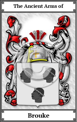 Brouke Family Crest Download (JPG)  Book Plated - 150 DPI