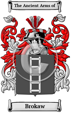 Brokaw Family Crest Download (JPG) Heritage Series - 600 DPI