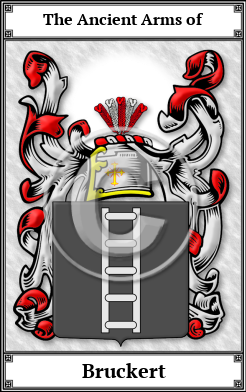 Bruckert Family Crest Download (JPG)  Book Plated - 150 DPI