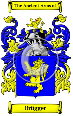 Brügger Family Crest Download (JPG) Heritage Series - 300 DPI