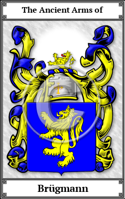 Brügmann Family Crest Download (JPG)  Book Plated - 150 DPI