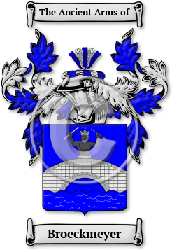 Broeckmeyer Family Crest Download (jpg) Legacy Series - 150 DPI