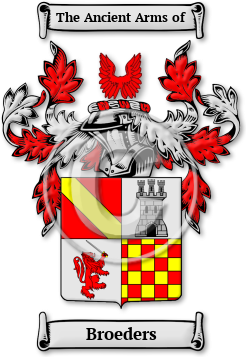 Broeders Family Crest Download (jpg) Legacy Series - 150 DPI