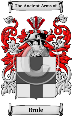 Brule Family Crest Download (JPG) Heritage Series - 600 DPI