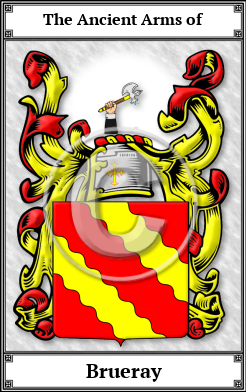 Brueray Family Crest Download (JPG)  Book Plated - 150 DPI