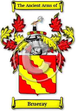 Brueray Family Crest Download (jpg) Legacy Series - 150 DPI