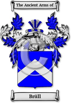 Brüll Family Crest Download (JPG) Legacy Series - 600 DPI