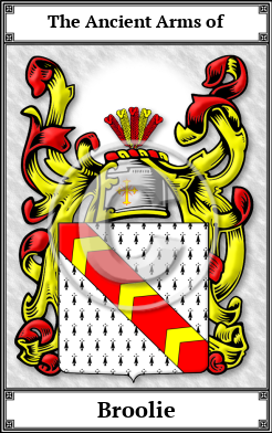 Broolie Family Crest Download (JPG) Book Plated - 600 DPI