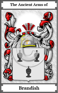 Brandish Family Crest Download (JPG)  Book Plated - 150 DPI