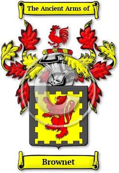 Brownet Family Crest Download (JPG) Legacy Series - 600 DPI