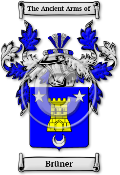 Brüner Family Crest Download (JPG) Legacy Series - 600 DPI