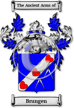 Brungen Family Crest Download (jpg) Legacy Series - 150 DPI