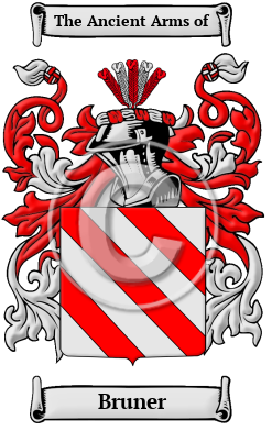 Bruner Family Crest/Coat of Arms