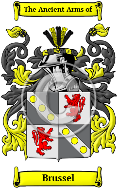 Brussel Family Crest Download (JPG) Heritage Series - 600 DPI