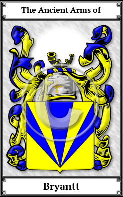 Bryantt Family Crest Download (JPG)  Book Plated - 150 DPI