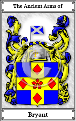 Bryant Family Crest Download (JPG)  Book Plated - 150 DPI