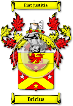 Bricius Family Crest Download (JPG) Legacy Series - 600 DPI