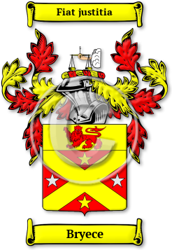 Bryece Family Crest Download (JPG) Legacy Series - 600 DPI