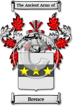 Brence Family Crest Download (jpg) Legacy Series - 150 DPI