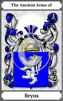 Bryns Family Crest Download (JPG)  Book Plated - 150 DPI