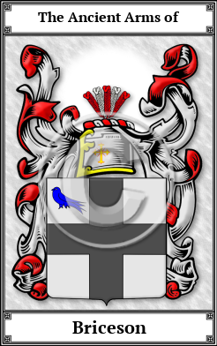 Briceson Family Crest Download (JPG) Book Plated - 600 DPI