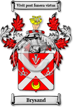 Brysand Family Crest Download (jpg) Legacy Series - 150 DPI