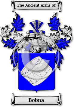 Bobna Family Crest Download (jpg) Legacy Series - 150 DPI