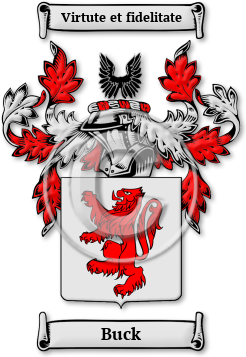 Buck Family Crest Download (jpg) Legacy Series - 150 DPI