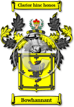 Bowhannant Family Crest Download (jpg) Legacy Series - 150 DPI