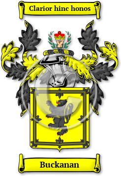 Buckanan Family Crest Download (jpg) Legacy Series - 150 DPI