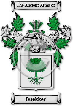 Buekker Family Crest Download (jpg) Legacy Series - 150 DPI