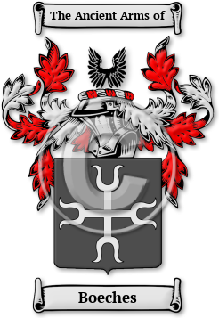 Boeches Family Crest Download (jpg) Legacy Series - 150 DPI