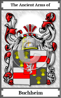 Buchheim Family Crest Download (JPG) Book Plated - 300 DPI