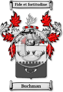 Buchman Family Crest Download (jpg) Legacy Series - 150 DPI