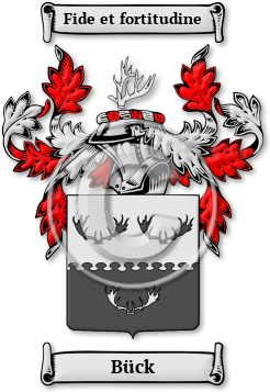 Bück Family Crest Download (jpg) Legacy Series - 150 DPI