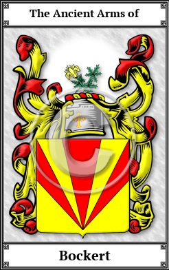 Bockert Family Crest Download (JPG)  Book Plated - 150 DPI