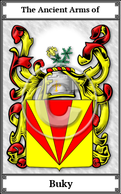 Buky Family Crest Download (JPG)  Book Plated - 150 DPI