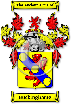 Buckinghame Family Crest Download (jpg) Legacy Series - 150 DPI